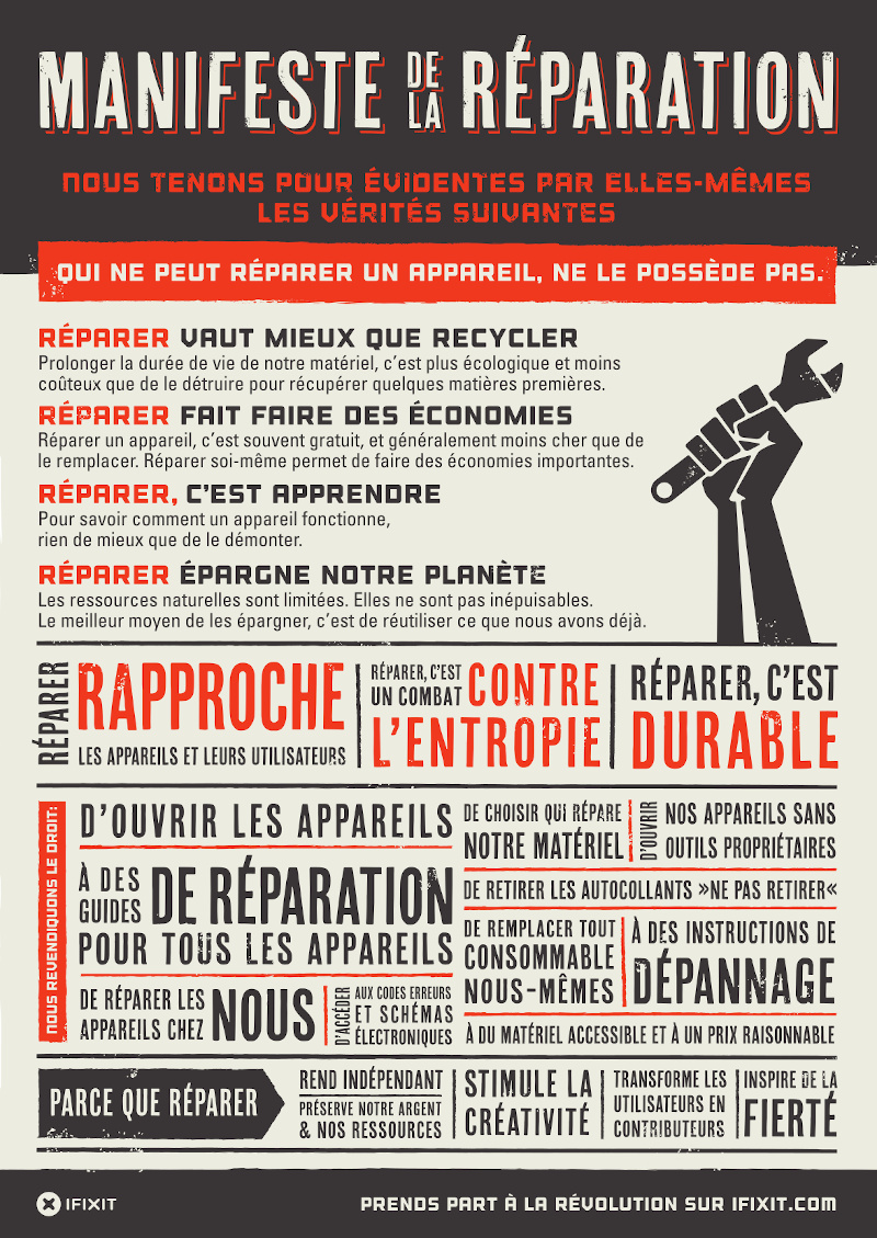 Manifeste de la réparation (iFixit)