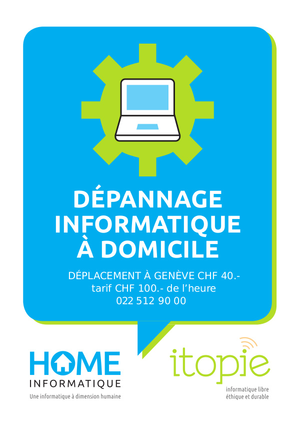 Flyer Home Informatique - membre itopie