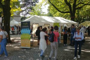 Promotion d’une informatique soutenable - Stand d’itopie à Alternatiba Léman 2022 aux Bastions