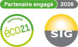 Partenaire engagé SIG Eco21 2026 - itopie informatique, Genève