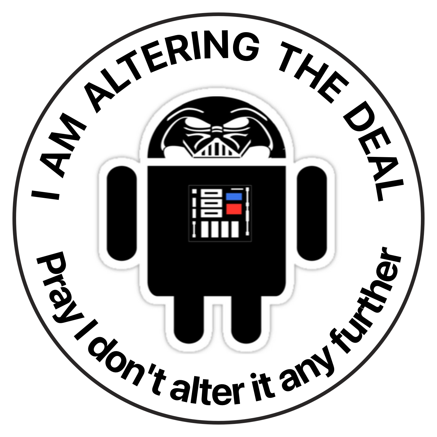 robot android annoncant briser un accord